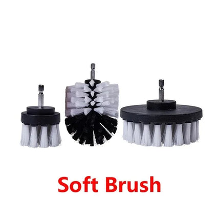Electric Drill Brush Accessories A Set Of Electric Car Wash Brush Car