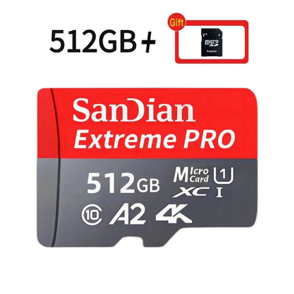 Original 2TB 1TB SanDian Ultra Card SD/TF Flash Memory Card 256/512GB