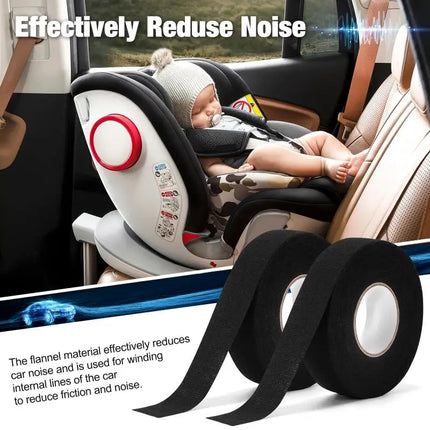 25MM*15M Auto Car Flannel Flannelette Adhesive Tape Wiring Harness