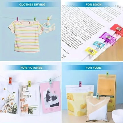 10-100PCS Sewing Clips Colorful Multipurpose Plastic Craft Crocheting