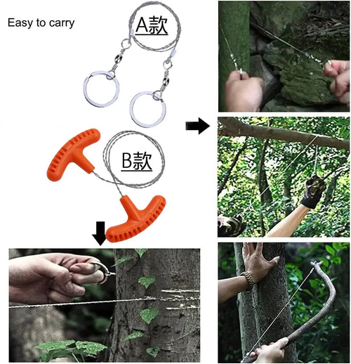 High-quality Multi-purpose Mini Pocket Wire Saw Stainless Steel Wire