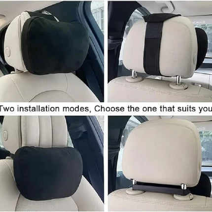 Car Neck Pillow Car Seat Headrest Pillow Auto Memory Cotton Protector