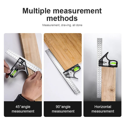 Multi Functional Combination Adjustable Right Angle Ruler and