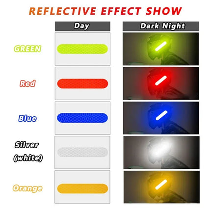 Car Wheel Hub Reflective Stripes Door Safety Opening Warning Sticker