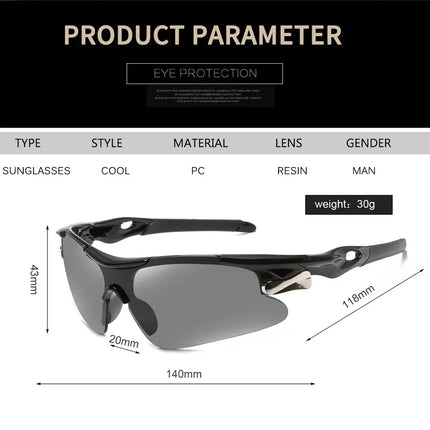 Sports Men Sunglasses Road Cycling Glasses Mountain Riding Protection