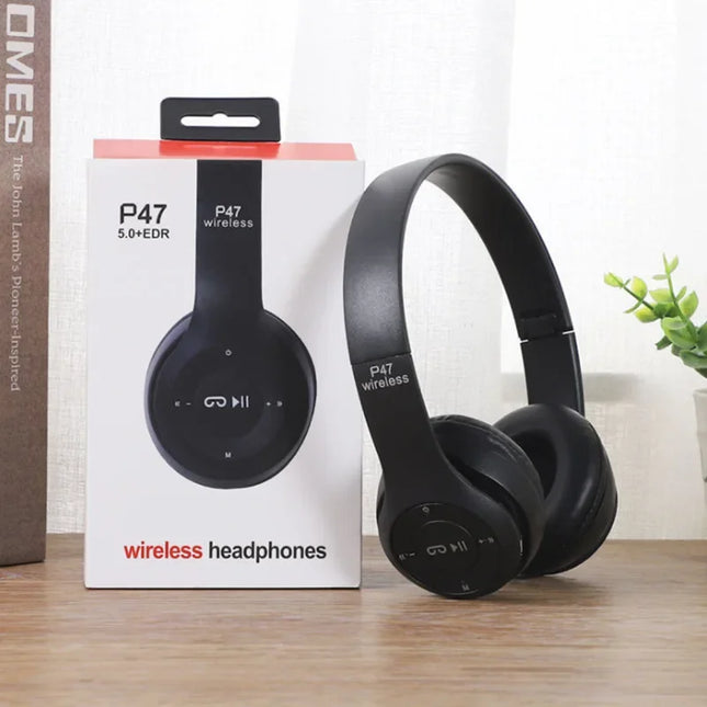 Stereo p47 headset 5.0 Bluetooth headset folding series wireless