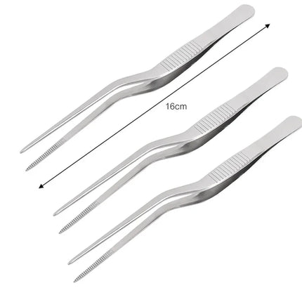 3/1Pcs Kitchen Tweezer Utensil BBQ Tweezer Food Clip Kitchen Bar Chief