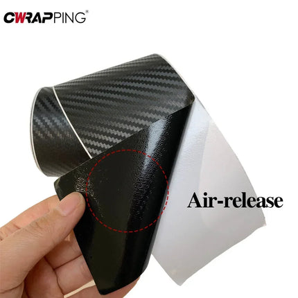 3D Carbon Fiber Car Sticker Anti-Scratch Waterproof Carbon Fiber Auto