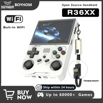 R36S updated R36XX Retro Handheld Game Console Linux ARKOS 3.5Inch IPS