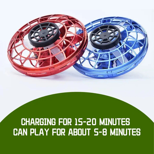 NEW LED Flying UFO Spinner Fingertip, Upgrade Flight Helicopter Gyro