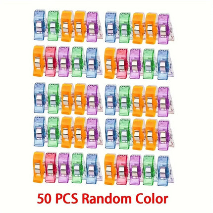 10-100PCS Sewing Clips Colorful Multipurpose Plastic Craft Crocheting