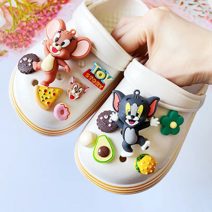 MINISO Tom and Jerry set  Anime Character for Cute Cartoon Shoe Charms