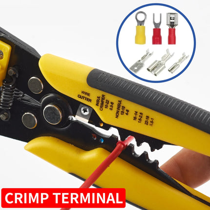 Crimper Cable Cutter Adjustable Automatic Wire Stripper