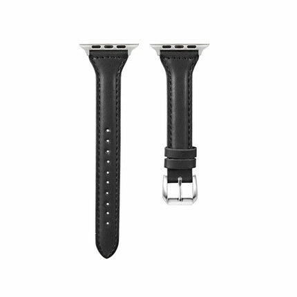 Slim Leather Strap For Apple Watch Series 10 42/46mm 9 8 7 41mm 45mm