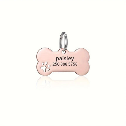 Personalized Engraved High Quality Dog Cat Tags with Name and Phone