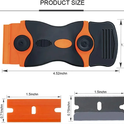 Plastic /Metal Razor Blade Scrapers For The Window Of The Car Vinyl