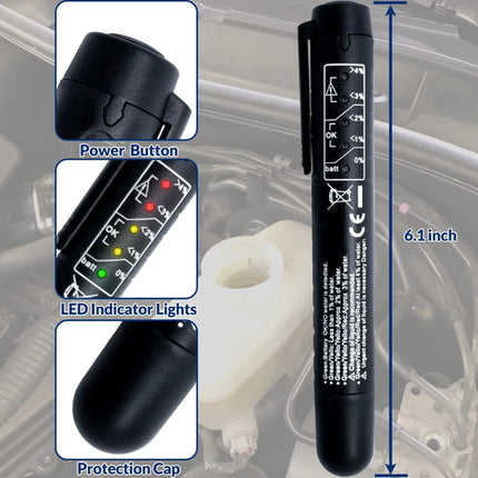 Brake Fluid Tester Hydraulic Fluid Oil Moisture Analyzer Automatic