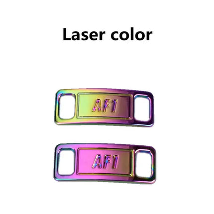 1Pair AF1 Diamond Shoe Charms Fashion Laces Buckle Quality Metal