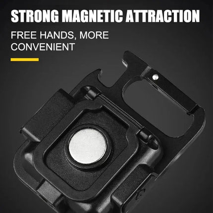 COB LED Mini Flashlight Super Bright EDC Keychain Light Outdoor