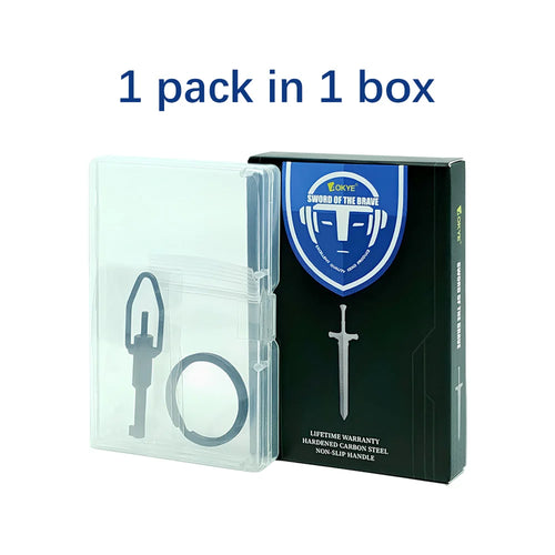 AK-03B mini handcuff key, made of high carbon steel, with key ring,