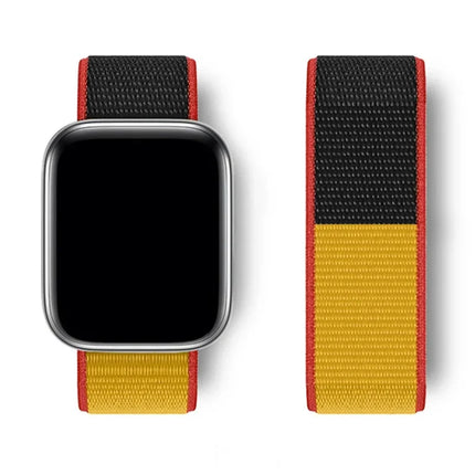 Nylon Loop For Apple Watch Band 44mm 40mm 45mm 41mm 42mm 38/45 mm