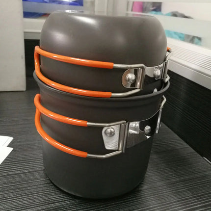 Ultralight Camping Pots Cookware Set Portable Outdoor Cooking