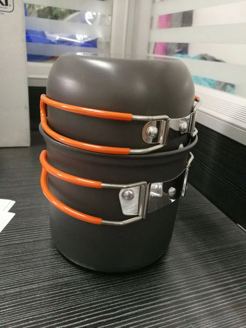 Ultralight Camping Pots Cookware Set Portable Outdoor Cooking