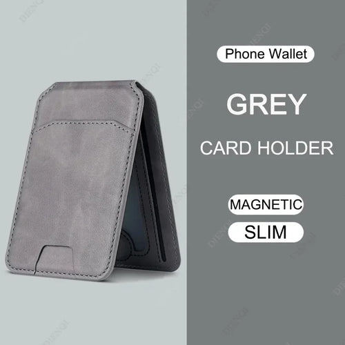 Card Wallet Phone Stand PU Leather Magnetic Card Holder  Phone Cases