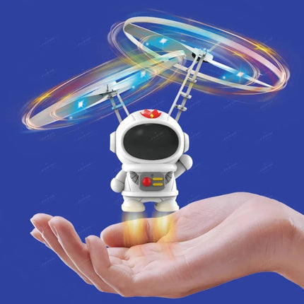 Levitating Luminous Flying Robot Astronaut Toy Aircraft