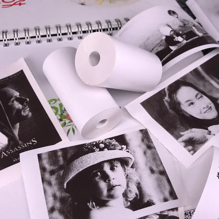 HD Mini Portable Printer Thermal Paper Universal 57mm Self-adhesive