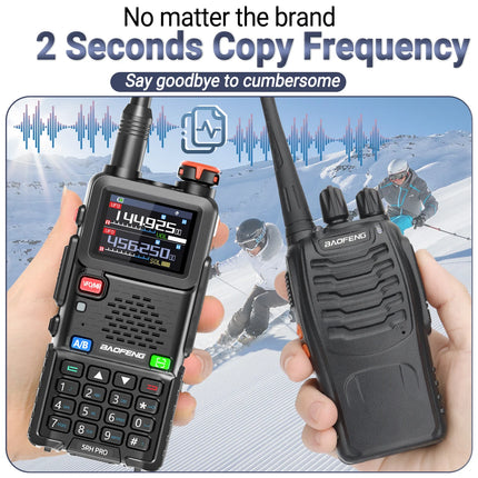 Baofeng UV-5RH PRO GPS Walkie Talkie Long Range Multi Band Wirless