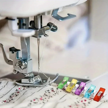 10-100PCS Sewing Clips Colorful Multipurpose Plastic Craft Crocheting