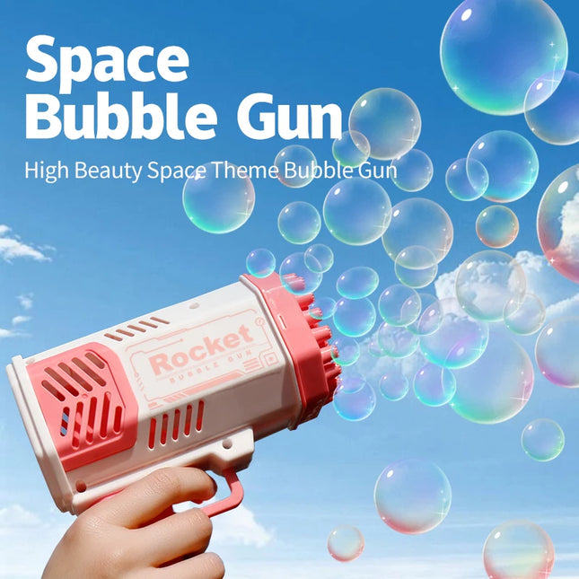 40 Hole Bubble Machine Fully Automatic Bubble Blowing Light Outdoor