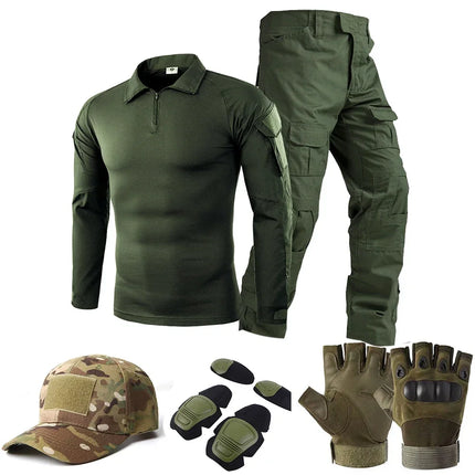 Tactical  Uniform Suits Milit Outdoor Camouflage Suit Hunting Shirts