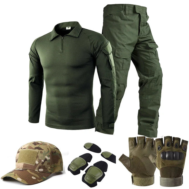 Tactical  Uniform Suits Milit Outdoor Camouflage Suit Hunting Shirts