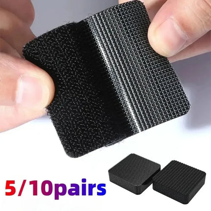5/10pairs Carpet Mat Fixing Stickers Universal Car Foot Pad Invisible