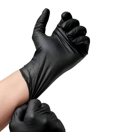 30/50/100PCS Black Nitrile Gloves Household Kitchen Bathroom Cleaning