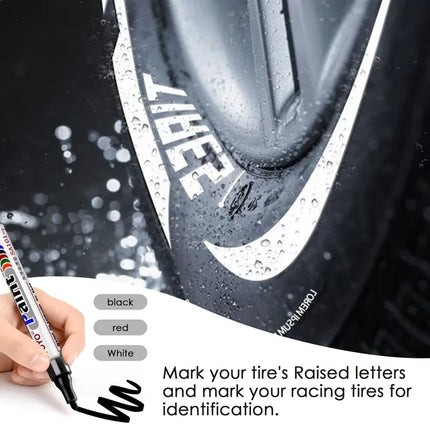 Waterproof Car Tyre Tire Tread Tire Paint Pen Marker DIY Art Drawing
