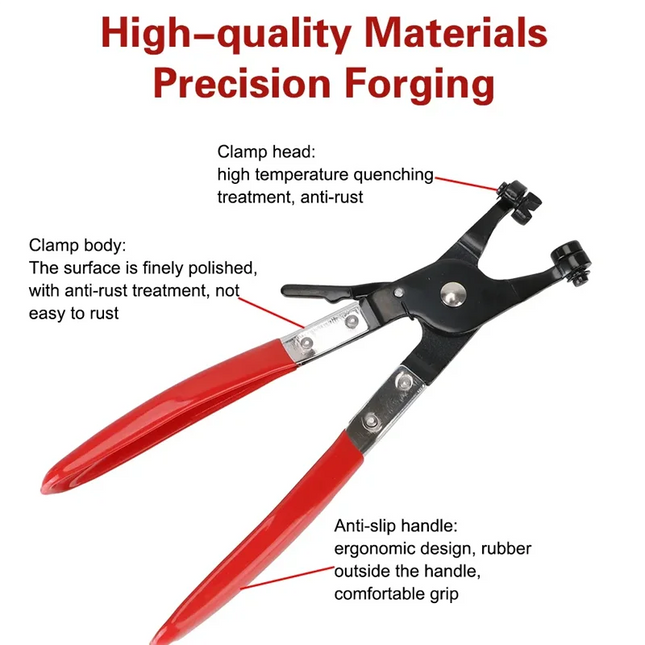 1pcs Water Pipe Hose Flat Band Ring Type Tool Auto Removal Tools Car