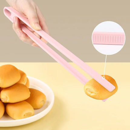 Silicone Food Toast Tongs Trivet Tongs for Kitchen Tongs Non-slip
