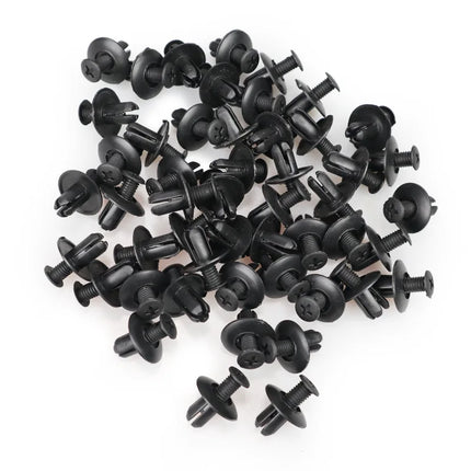 8mm/6mm Plastic Rivets Fasteners Screw Car Fender Bumper Screws Clips