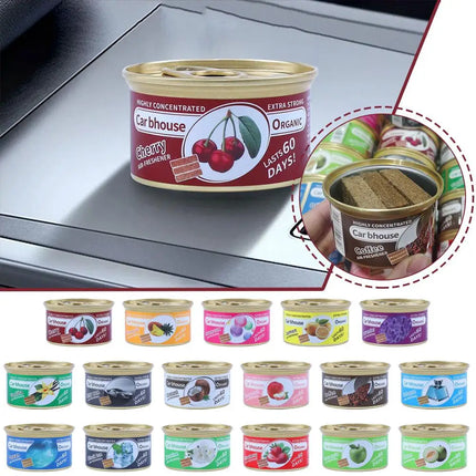 Car Flavoring Car Air Fresheners Perfume Canned Wood Blocks Coffee