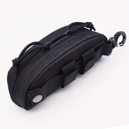 Tactical MOLLE Eyeglass Case Hunting Shockproof Protective Goggles Box