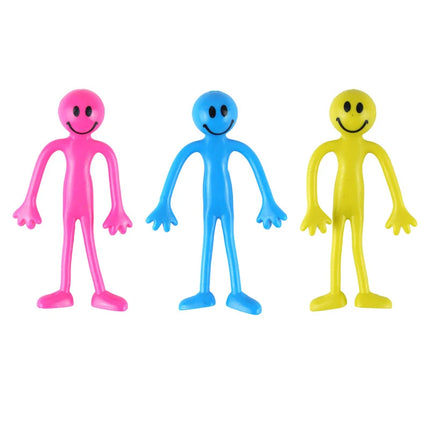 3 PCS Funny Kids Iron Wire Toy  For Adjustable Joints Smiley