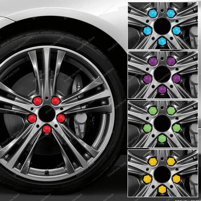 20PCS Universal Wheel Nut Covers 17/19/21mm - ust-proof wheel bolt