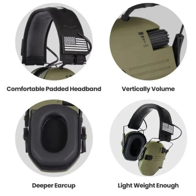 Original Military Tactical Electronic Shooting Earmuffs Outdoor