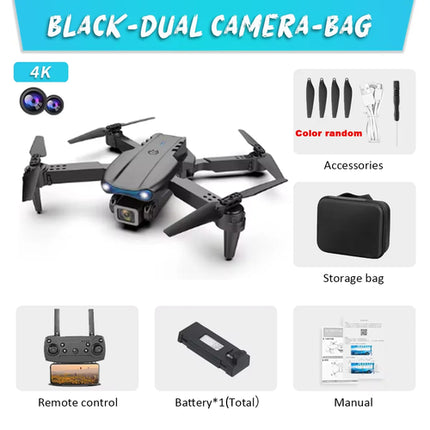 KBDFA E99Pro Drone HD Professional 8K drone Dual Camera WIFI fpv