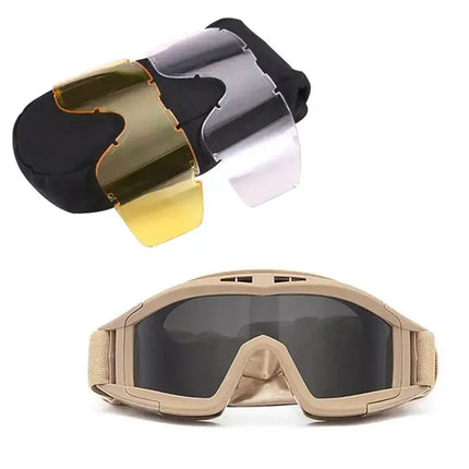 Explosion Proof Shooting Tactical Goggles Anti-impact CS War Game