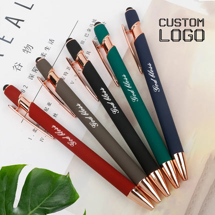 Personalized Laser Engraved LOGO Ballpoint Pen Custom Goodies For