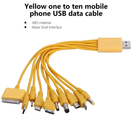 NNBILI 10 in 1 Multi-Function USB Phone Charging Cable Multi-head